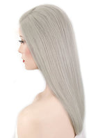 14" Long Straight Lace Front Remy Natural Hair Wig - wifhair