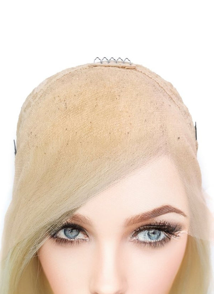 10" Medium Straight Bob Lace Front Remy Natural Hair Wig