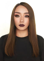 6" x 6.5" Silk Top With Weft Base Straight Virgin Hair Women Topper HT011
