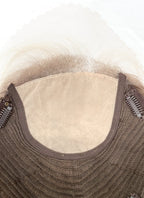 8" x 8" Silk Top With Lace Front And Weft Base Straight Virgin Hair Women Topper HT012