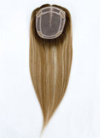 5" x 6" Mono Base Straight Virgin Hair Women Topper HT014