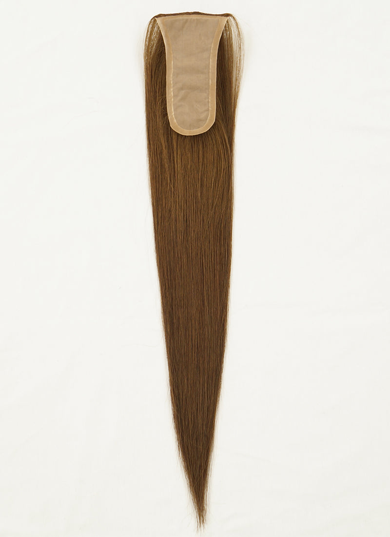 5.5" x 2.75" Silk Top Base Straight Virgin Hair Women Topper HT018