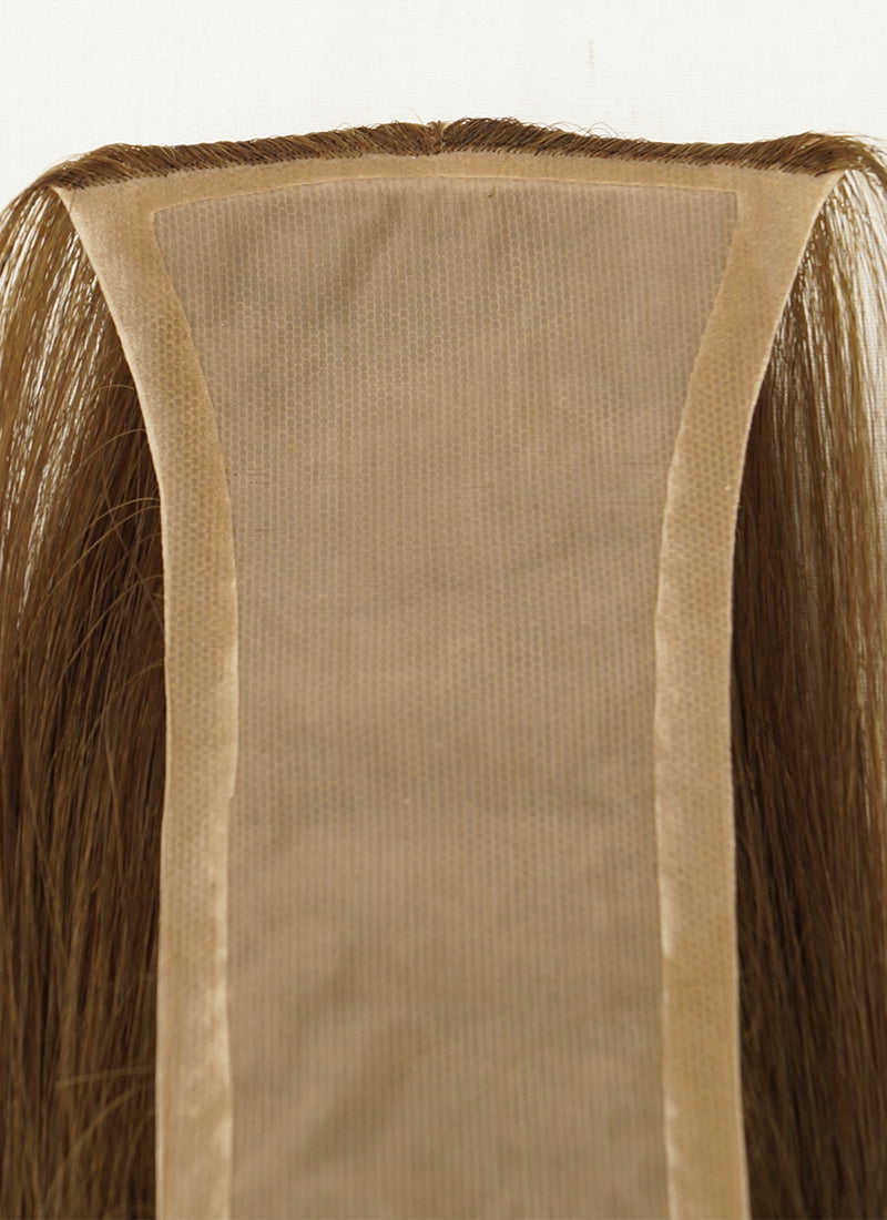 5.5" x 2.75" Silk Top Base Straight Virgin Hair Women Topper HT018