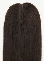 4.75" x 2" PU Top Base Straight Virgin Hair Women Topper HT019