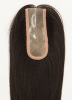 4.75" x 2" PU Top Base Straight Virgin Hair Women Topper HT019