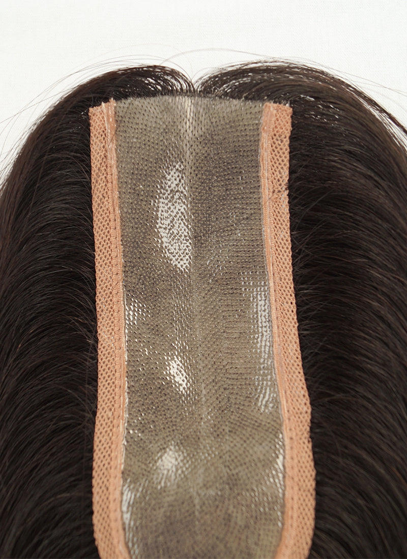 4.75" x 2" PU Top Base Straight Virgin Hair Women Topper HT019