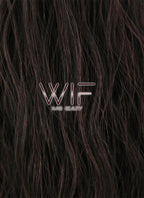 24" Wavy Dark Brown Synthetic Wig JC08