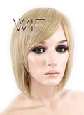 10" Straight Blonde Synthetic Wig KI14