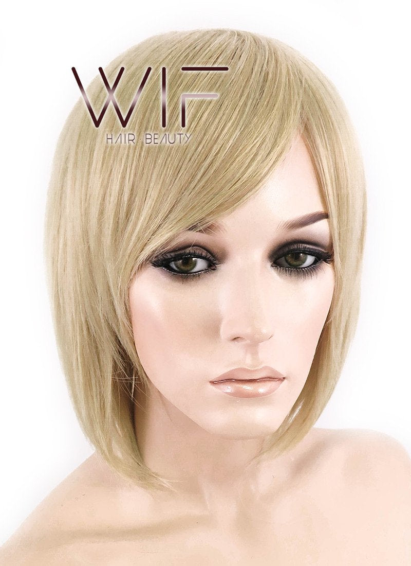 10" Straight Blonde Synthetic Wig KI14