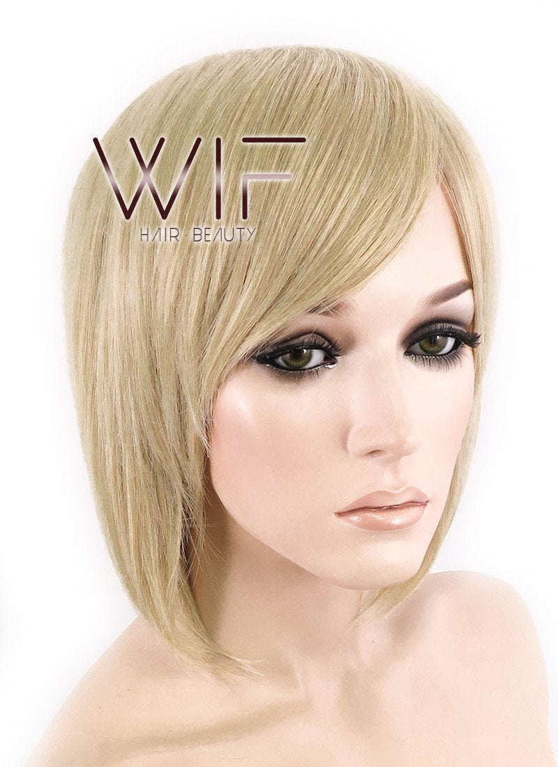 10" Straight Blonde Synthetic Wig KI14