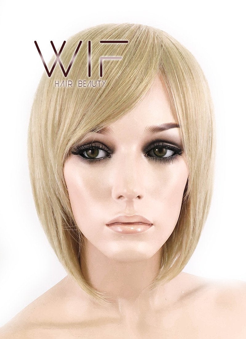 10" Straight Blonde Synthetic Wig KI14