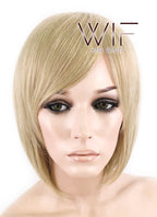 10" Straight Blonde Synthetic Wig KI14