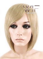 10" Straight Blonde Synthetic Wig KI14