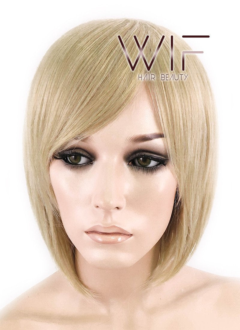 10" Straight Blonde Synthetic Wig KI14