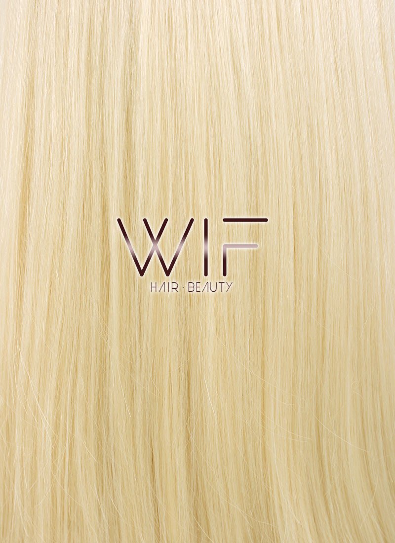 24" Straight Blonde Lace Front Synthetic Wig LF012