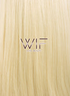 24" Straight Blonde Lace Front Synthetic Wig LF012