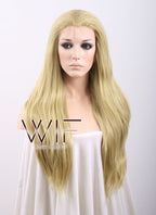 24" Straight Mixed Blonde Lace Front Synthetic Wig LF016