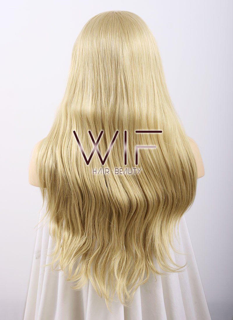 24" Straight Mixed Blonde Lace Front Synthetic Wig LF016