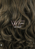 26" Wavy Ash Brown Lace Front Synthetic Wig LF076