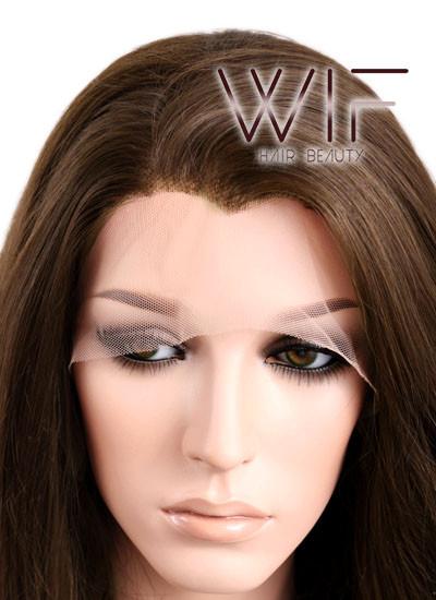 26" Wavy Dark Brown Lace Front Synthetic Wig LF146