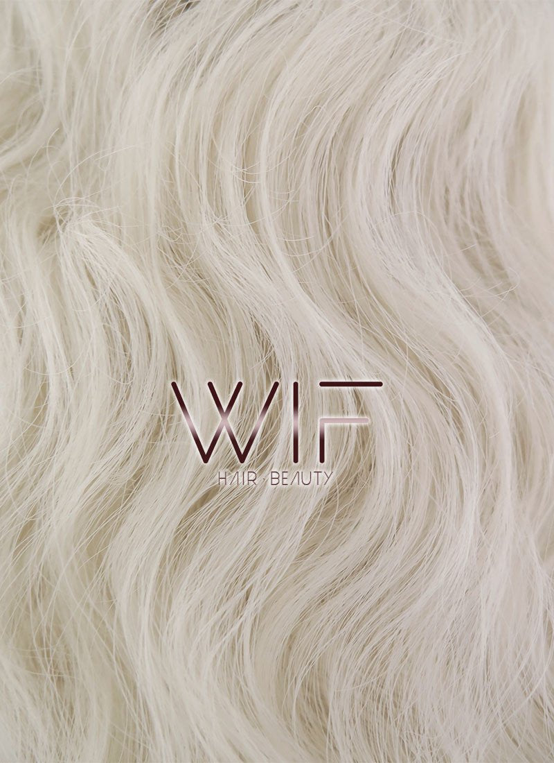 26" Long Spiral Light Blonde Made-To-Order Lace Front Synthetic Hair Wig LF1540B