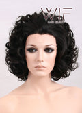 10" Wavy Dark Brown Lace Front Synthetic Wig LF247