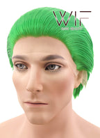 9" Short Straight Green Styled Joker Lace Front Synthetic Hair Wig LF315S