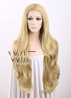 26" Wavy Blonde Lace Front Synthetic Wig LF323