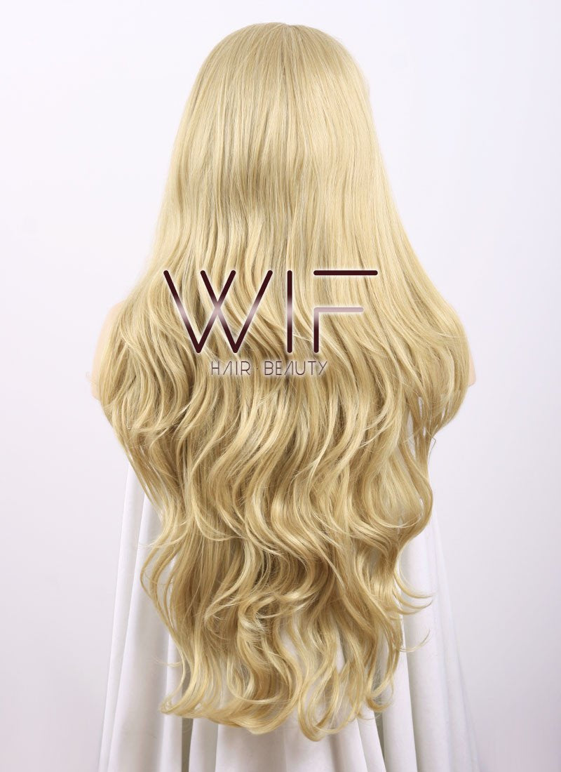 26" Wavy Blonde Lace Front Synthetic Wig LF323