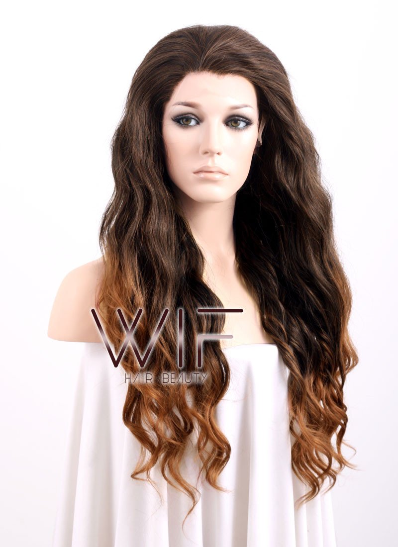 Brown Lace Front Synthetic Wig Lea Michele Inspired