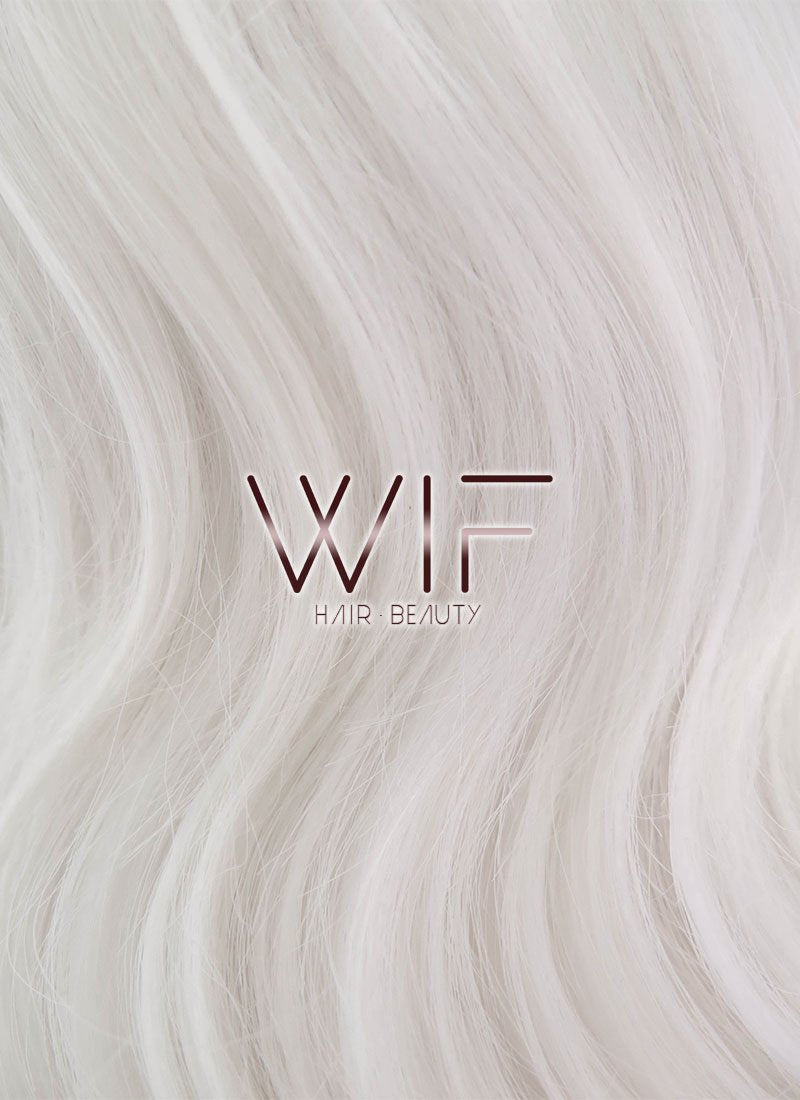 11" Wavy White Lace Front Synthetic Wig LF405
