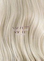28" Long Curly Mixed Blonde Made-To-Order Lace Front Synthetic Hair Wig LF675B