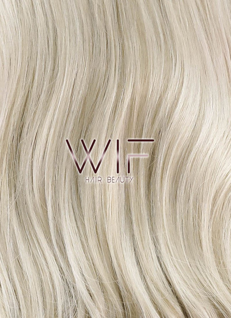 28" Long Curly Mixed Blonde Made-To-Order Lace Front Synthetic Hair Wig LF675B