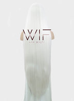 39" Straight Yaki White Lace Front Synthetic Wig LF701B