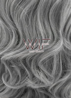 10" Wavy Grey Lace Front Synthetic Wig LF831