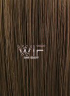 24" Long Straight Brown Lace Front Synthetic Hair Wig LFB019
