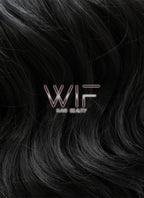 24" Long Curly Natural Black Lace Front Synthetic Hair Wig LFB111