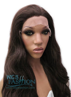 Miranda Kerr's Dark Brown Lace Front Synthetic Hair Wig LFB117
