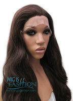 Miranda Kerr's Dark Brown Lace Front Synthetic Hair Wig LFB117