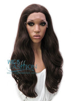 Miranda Kerr's Dark Brown Lace Front Synthetic Hair Wig LFB117