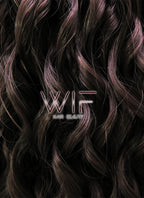 26" Long Curly Golden Brown Lace Front Synthetic Hair Wig LFB069