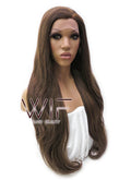 26" Wavy Mixed Brown Lace Front Synthetic Wig LFB321