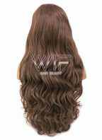 28" Wavy Brown Lace Front Synthetic Wig LFB667J