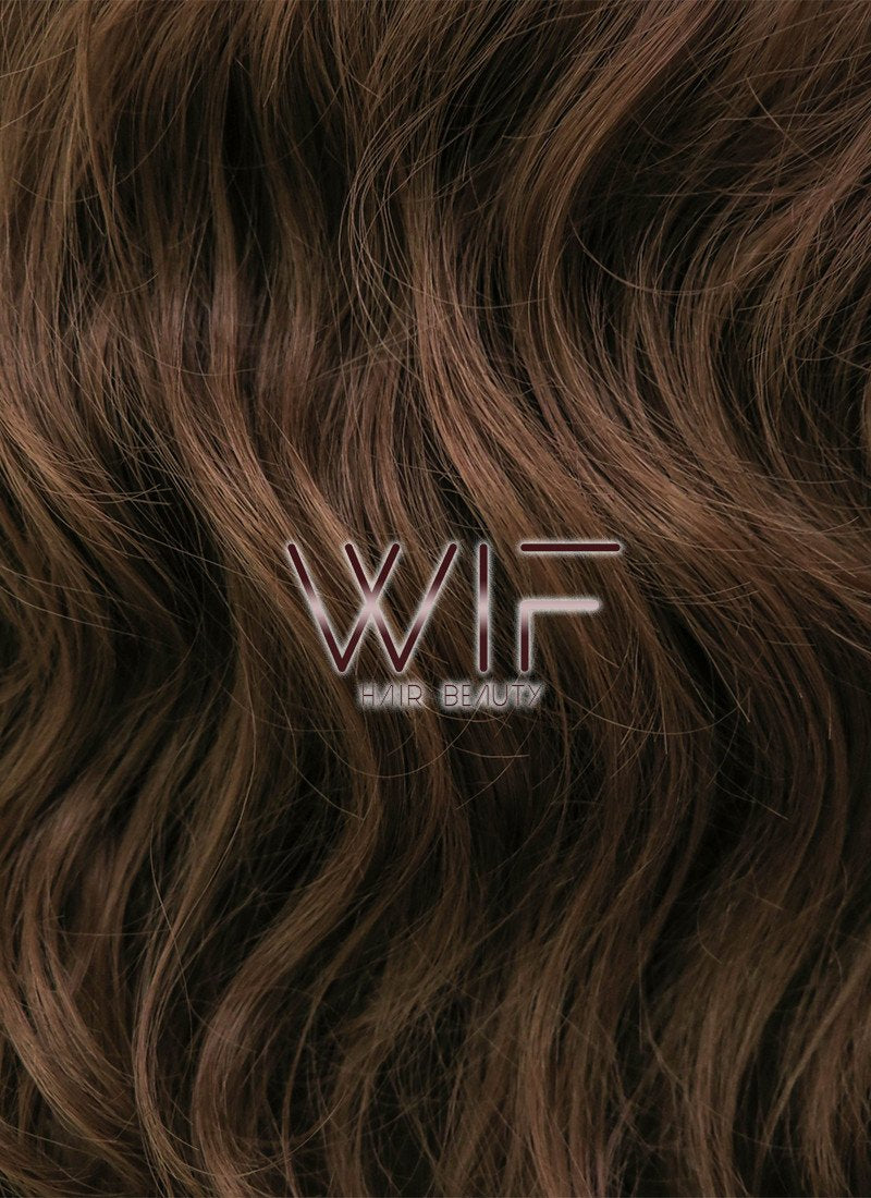28" Wavy Brown Lace Front Synthetic Wig LFB667J