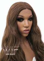 28" Wavy Brown Lace Front Synthetic Wig LFB667J