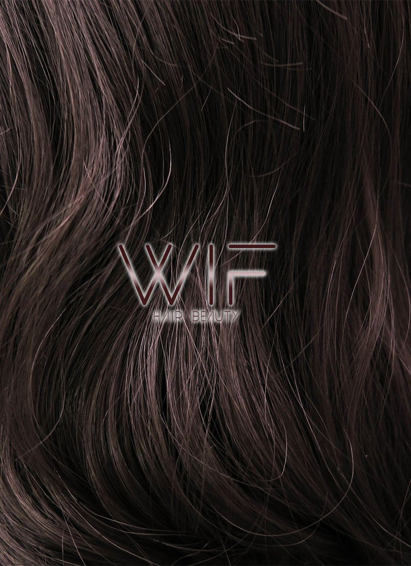 28" Wavy Brown Lace Front Synthetic Wig LFB686D