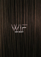 24" Straight Brown Lace Front Synthetic Wig LF015