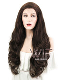26" Wavy Brown Lace Front Synthetic Wig LF081