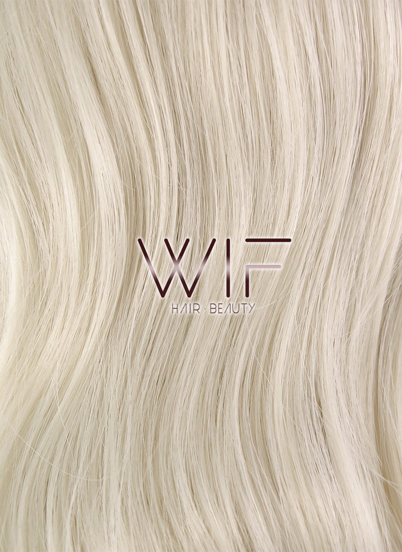 28" Wavy Light Blonde Lace Front Synthetic Wig LF085D