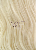 24" Wavy Light Blonde Lace Front Synthetic Wig LF120